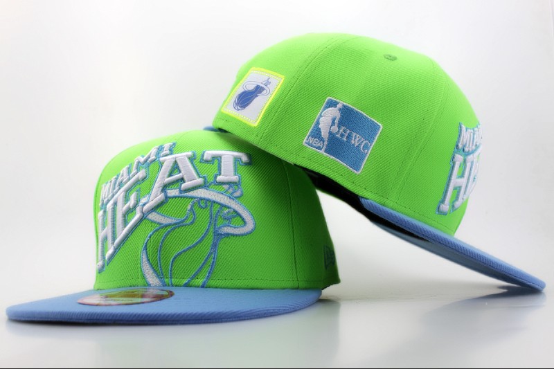 NBA Miami Heat NE Snapback Hat #179